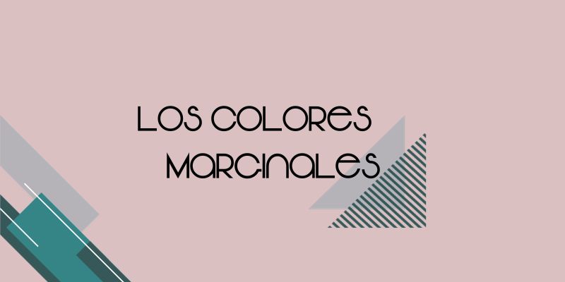 Colores marginales en el maquillaje